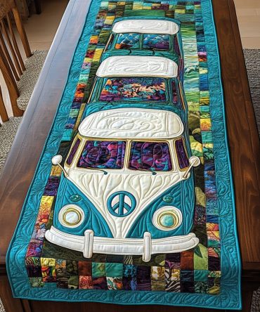 Peaceful Journey Quilted Table Runner