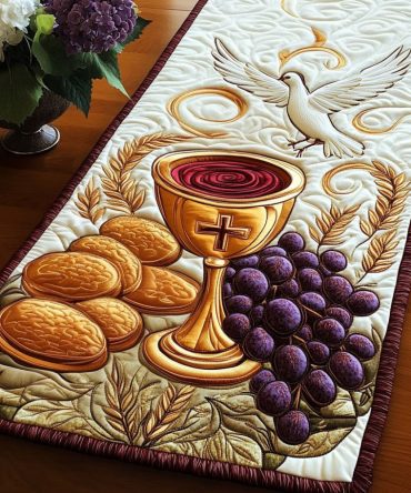Peaceful Offering Quilted Table Runner
