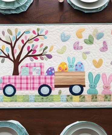 Peep Sprinkles Quilted Table Runner