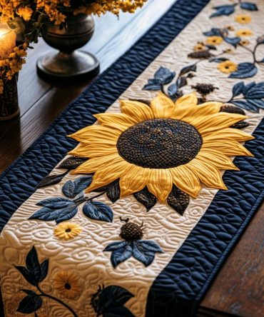 Petal Dreams Quilted Table Runner