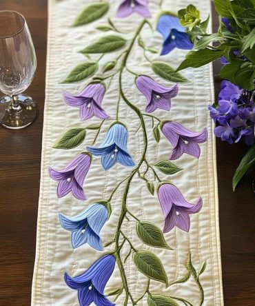 Petal Lane Quilted Table Runner