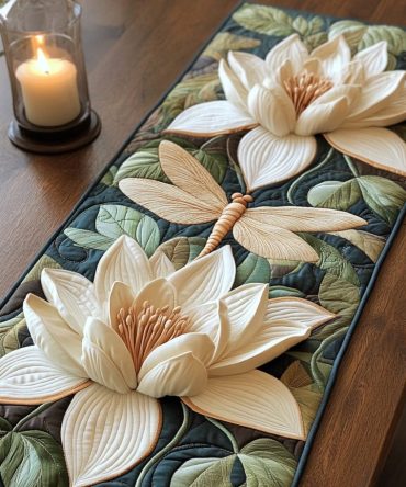 Petal Perfection Quilted Table Runner