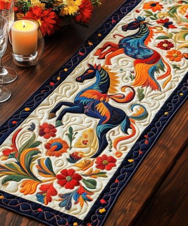 Prairie Dancer Quilted Table Runner