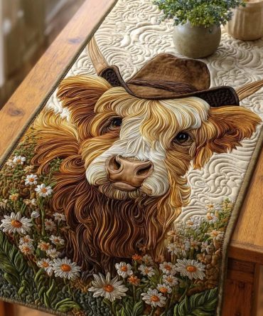 Prairie Highland Quilted Table Runner