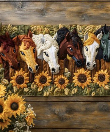 Prairie Run Quilted Table Runner