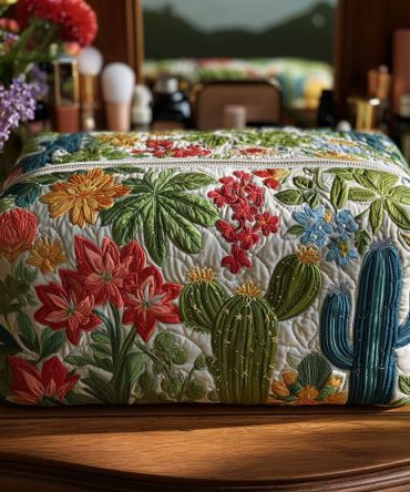 Prickly Pal Magic Quilted Makeup Bag