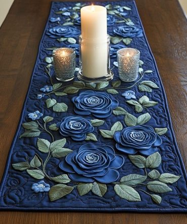 Pure Elegance Quilted Table Runner