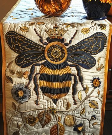 Queen Bee Quilted Table Runner