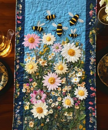 Queen Dance Quilted Table Runner