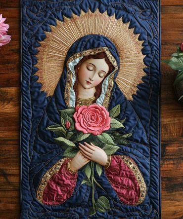 Queen Of Angels Quilted Table Runner