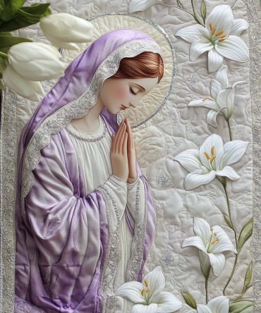 Queen Of Heaven Quilted Table Runner