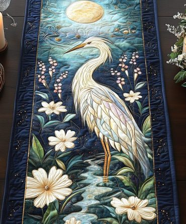 Quiet Beauty Quilted Table Runner