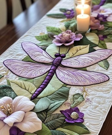 Quiet Retreat Quilted Table Runner