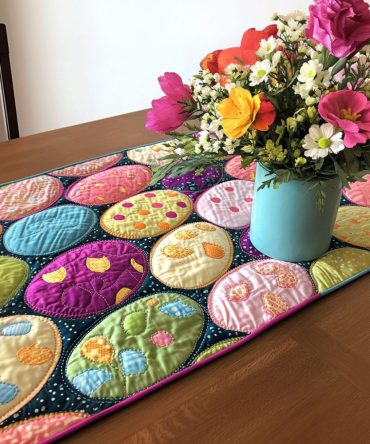 Radiant Resurrection Quilted Table Runner