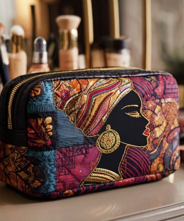 Radiant Spirit Quilted Makeup Bag