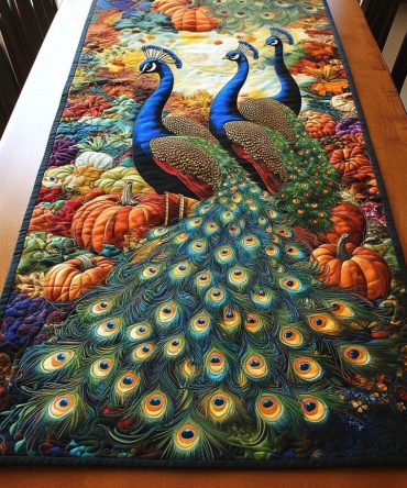 Radiant Splendor Quilted Table Runner