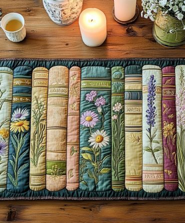 Reading Blossom Quilted Table Runner