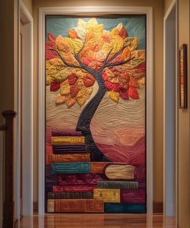 Reading Nook Quilted Door Cover
