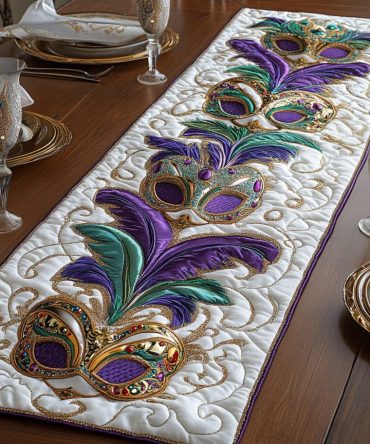 Regal Splendor Quilted Table Runner