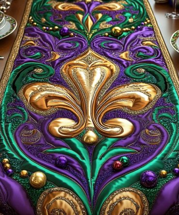 Revelry Royale Quilted Table Runner