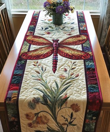 River Dance Quilted Table Runner