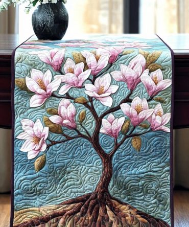 Rooted Beauty Quilted Table Runner