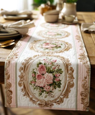 Rose Manor Quilted Table Runner