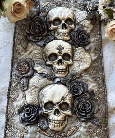 Rose Reaper Quilted Table Runner