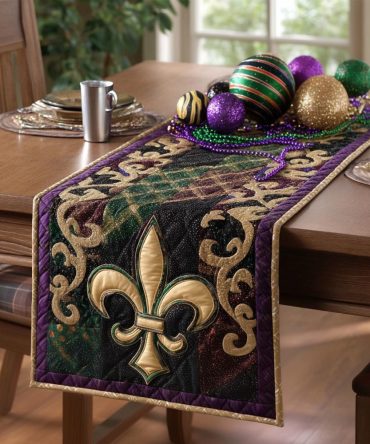 Royal Carnival Quilted Table Runner