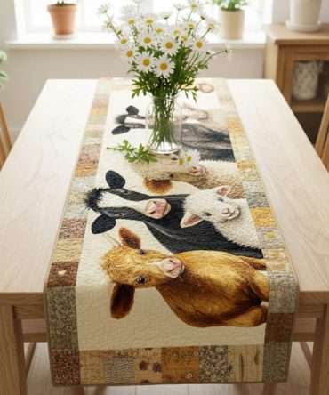 Rural Harmony Quilted Table Runner