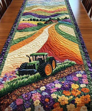 Rural Escape Quilted Table Runner