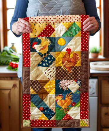 Rustic Rooster Table Runner