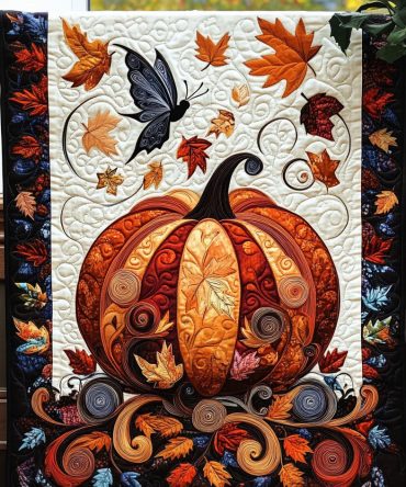 Rustic Autumn Quilted Table Runner