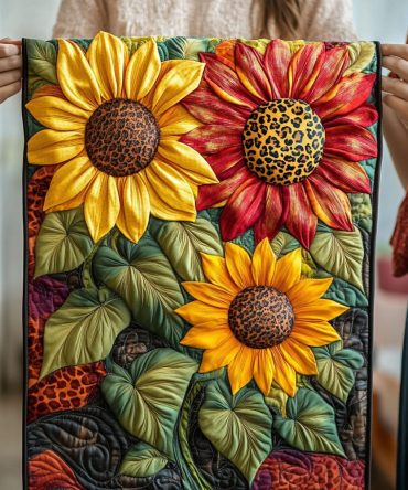 Rustic Bloom Quilted Table Runner