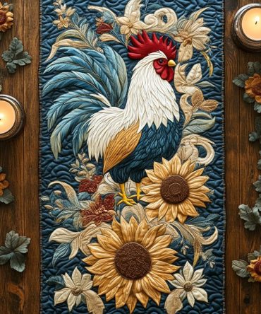 Rustic Charm Quilted Table Runner