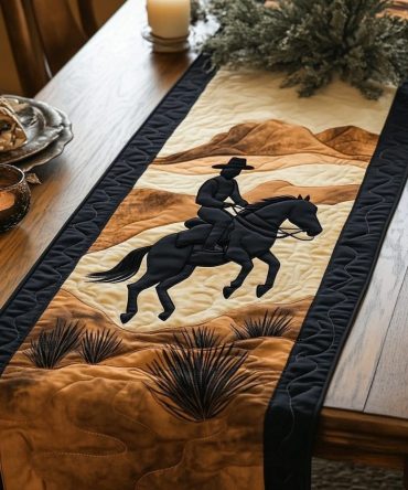 Rustic Journey Quilted Table Runner