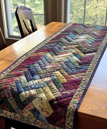 Rustic Reflections Quilted Table Runner