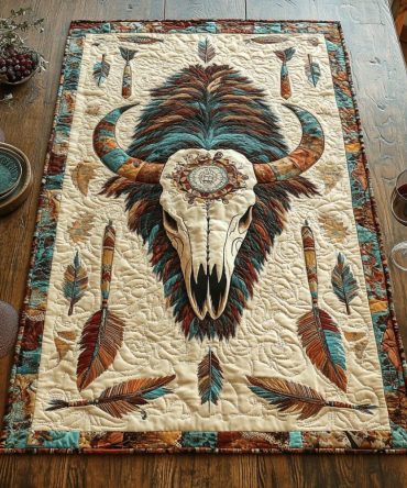 Sacred Circle Quilted Table Runner