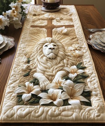 Sacred Embrace Quilted Table Runner