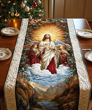 Sacred Gathering Quilted Table Runner