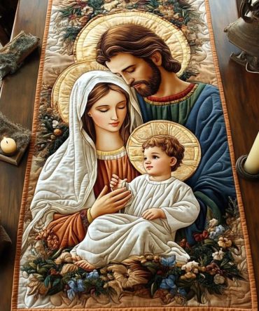 Sacred Gathering Quilted Table Runner