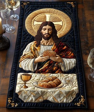 Sacred Grace Quilted Table Runner