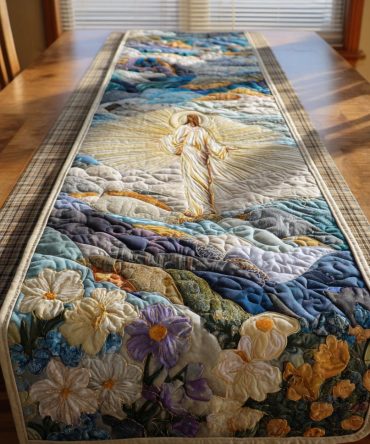 Sacred Light Quilted Table Runner