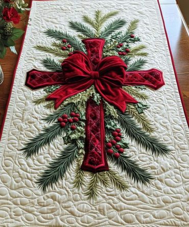 Sacred Night Quilted Table Runner