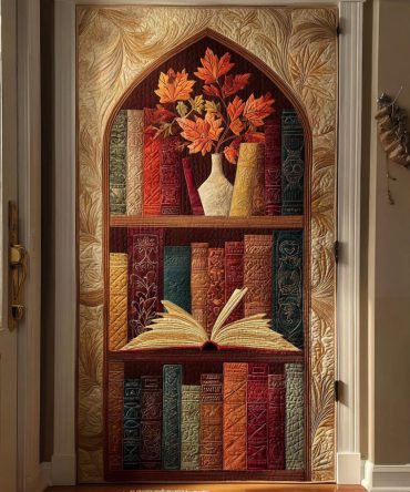 Sacred Pages Quilted Door Cover