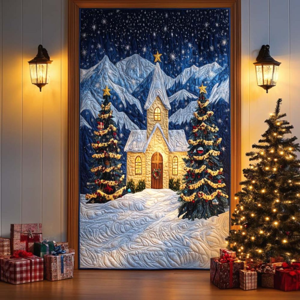 Sacred Path Quilted Door Cover