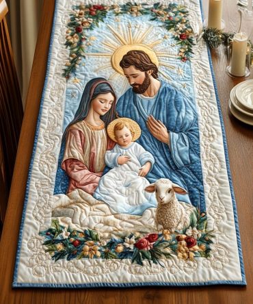 Sacred Presence Quilted Table Runner