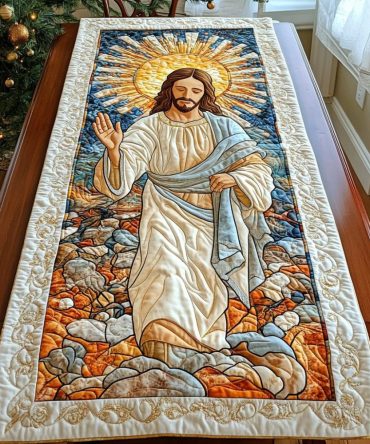 Sacred Redeemer Quilted Table Runner