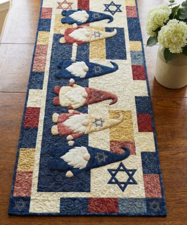 Sacred Stars Quilted Table Runner