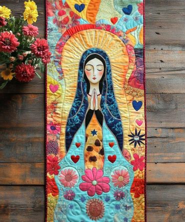 Sacred Sunset Quilted Table Runner